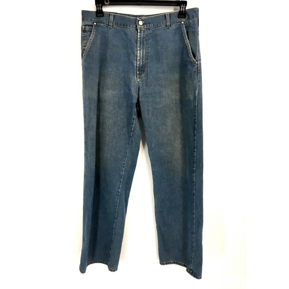 Gianfranco Ferre Medium Wash Bootcut Jeans - Picture 2 of 8